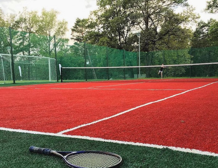 Теннисный корт - Отель Welna Eco Spa Resort / Велна Эко Спа Резорт