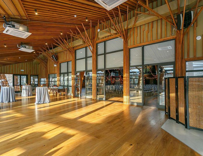 Веранда ресторана - Отель Welna Eco Spa Resort / Велна Эко Спа Резорт