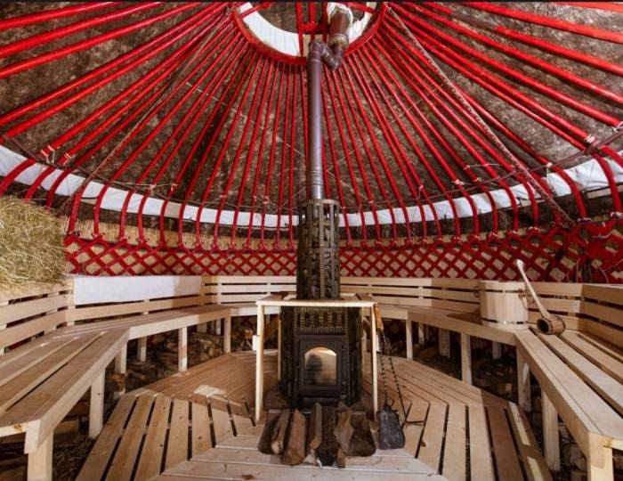 Русские бани на дровах - Отель Welna Eco Spa Resort / Велна Эко Спа Резорт