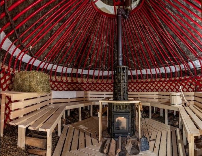 Русские бани на дровах - Отель Welna Eco Spa Resort / Велна Эко Спа Резорт