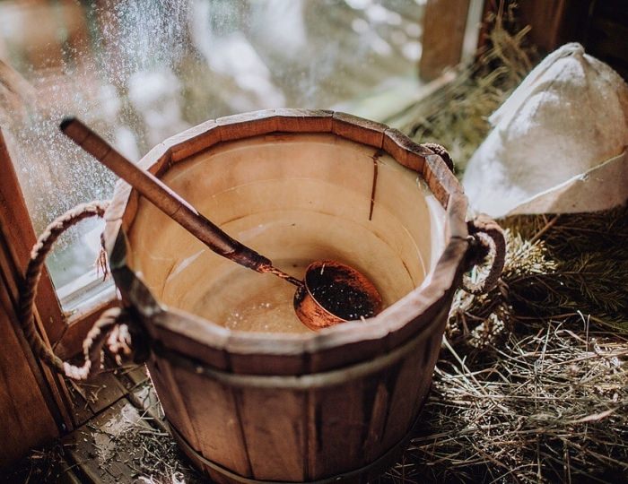 Русские бани на дровах - Отель Welna Eco Spa Resort / Велна Эко Спа Резорт